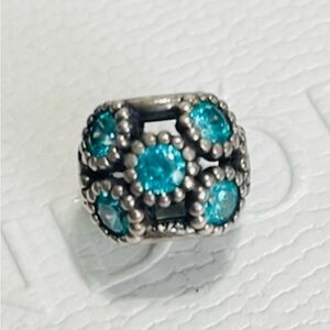 Pandora Aqua Blue Tumbler Charm